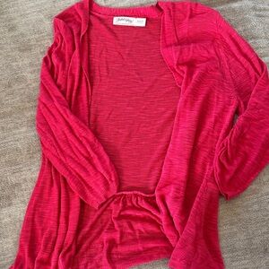 Faded Glory Women's Bright Red Cardigan